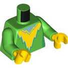 LEGO Bright Green Electro Minifig Torso (973 / 76382)