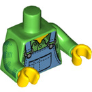 LEGO Vert clair Farmer Minifig Torse (973 / 88585)