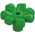 LEGO Bright Green Flower with Squared Petals (with Reinforcement) (4367)