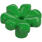 LEGO Bright Green Flower with Squared Petals (without Reinforcement) (4367 / 32606)