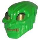 LEGO Leuchtendes Grün Grün Goblin Maske mit Golden Zähne und Augen (42459 / 47368)