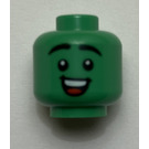 LEGO Bright Green Head with Smile