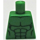 LEGO Fel groen Hulk Torso zonder armen (973)