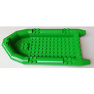 LEGO Bright Green Large Dinghy 22 x 10 x 3 with silver lining Sticker (62812)