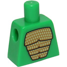 LEGO Verde brillante Lizard Hombre Torso sin brazos (973)