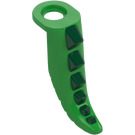 LEGO Bright Green Lizard Tail with Scales and Dark Green Spikes (96473)