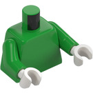 LEGO Fel groen Louie Minifiguur Torso (973 / 76382)