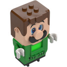 LEGO Verde brillante Luigi Figura con LCD Screens para Ojos y Pecho (77127)