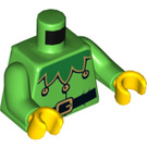 LEGO Fel groen Minifiguur Torso (973 / 76382)