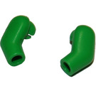 LEGO Bright Green Minifigure Arms (Left and Right Pair)