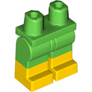 LEGO Bright Green Minifigure Hips and Legs with Yellow Boots (21019 / 79690)