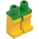 LEGO Kirkas vihreä Minihahmo Lonkat jossa Keltainen Jalat (73200 / 88584)