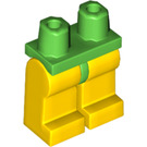 LEGO Bright Green Minifigure Hips with Yellow Legs (73200 / 88584)