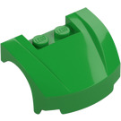 LEGO Fel groen Mudgard Bonnet 3 x 4 x 1.3 Gebogen (98835)