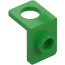 LEGO Bright Green Neck Bracket with Stud with Thinner Back Wall (42446)