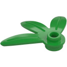 LEGO Bright Green Plate 1 x 1 Plant with 3 Thin Leaves (7264)