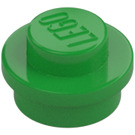 LEGO Fel groen Plaat 1 x 1 Rond (6141 / 30057)