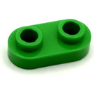 LEGO Bright Green Plate 1 x 2 with Rounded Ends (35480)