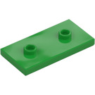 LEGO Leuchtendes Grün Platte 2 x 4 mit 2 Noppen (65509)