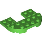LEGO Vert clair assiette 4 x 6 x 0.7 avec Coins arrondis (89681)