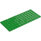 LEGO Lysegrønn Plate 6 x 14 (3456)