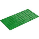 LEGO Bright Green Plate 8 x 16 (92438)