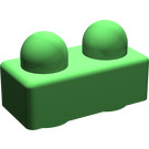 LEGO Bright Green Primo Brick 1 x 2 (31001)