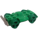 LEGO Bright Green Racers Chassis with Green Wheels