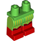 LEGO Leuchtend grün Reggae Man Batsuit Minifigure Hüften und Beine (3815 / 36600)
