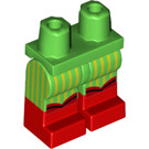 LEGO Bright Green Reggae Man Batsuit Minifigure Hips and Legs (3815 / 36600)