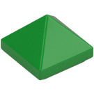 LEGO Verde brillante Con pendiente 1 x 1 x 0.7 Pirámide (22388 / 35344)