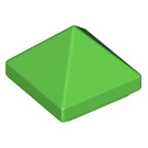 LEGO Leuchtend grün Steigung 1 x 1 x 0.7 Pyramide (22388 / 35344)