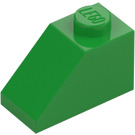 LEGO Bright Green Slope 1 x 2 (45°) (3040 / 6270)