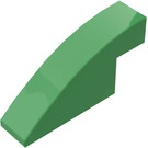 LEGO Bright Green Slope 1 x 4 x 1.3 Curved (3573)