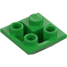 LEGO Bright Green Slope 2 x 2 (45°) Inverted (3676)