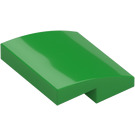 LEGO Bright Green Slope 2 x 2 Curved (15068)