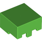 LEGO Bright Green Square Helmet (19730 / 34091)