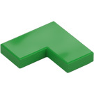 LEGO Fel groen Tegel 2 x 2 Hoek (14719)