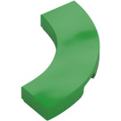 LEGO Bright Green Tile 3 x 3 Curved Corner (79393)