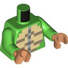 LEGO Vert clair Tortue Skin Warrior Minifig Torse (973 / 76382)