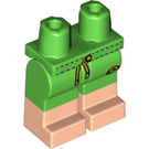 LEGO Leuchtend grün Vacation Robin Minifigure Hüften und Beine (3815 / 36118)