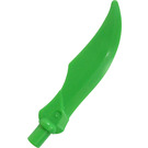 LEGO Bright Green Wide Blade Curved Sword