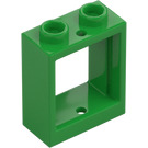 LEGO Světle zelená Rám okna 1 x 2 x 2 (60592 / 79128)