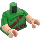 LEGO Jasno zielony Young Link Minifigurka Tułów (973)