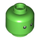 LEGO Bright Green Z-Blob Minifigure Head (Recessed Solid Stud) (3274 / 102976)