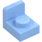 LEGO Bleu Clair Brillant Support 1 x 1 avec 1 x 1 assiette En haut (36840)