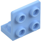 LEGO Kirkas vaaleansininen Uloke 1 x 2 - 2 x 2 Ylös (99207)