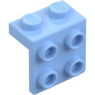 LEGO Bright Light Blue Bracket 1 x 2 with 2 x 2 (21712 / 44728)