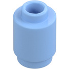 LEGO Bleu Clair Brillant Brique 1 x 1 Rond avec tenon ouvert (3062 / 35390)