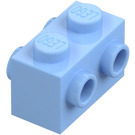 LEGO Lys lyseblå Kloss 1 x 2 med Knotter på Motsatte sider (52107)